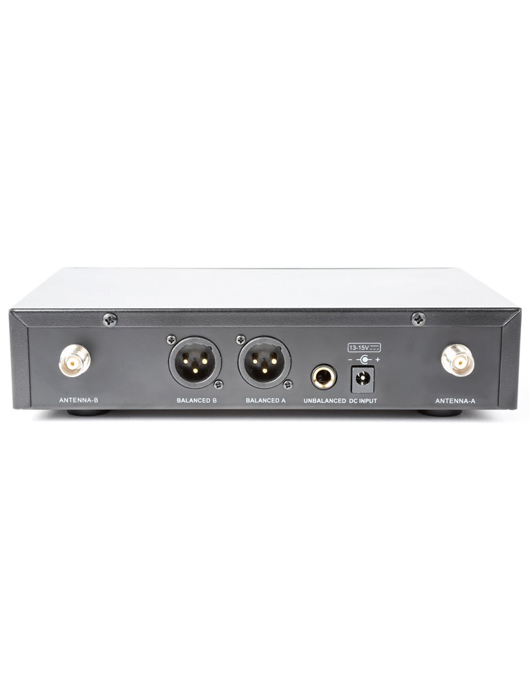 PD782 Microfono Inalambrico UHF 2x 8 Canales con 2 Micrófonos 