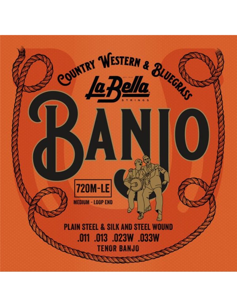 Juego Banjo Tenor La Bella 720-M