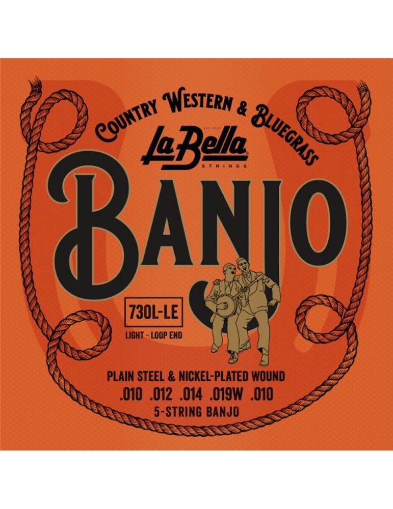 Juego Banjo 5 Cuerdas La Bella 730-L