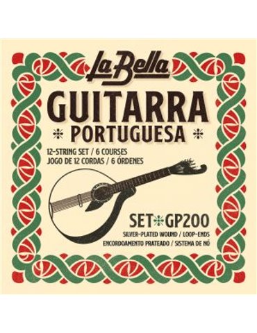 Juego Guitarra Portuguesa La Bella GUT-200