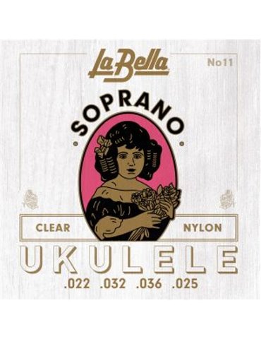 Juego Cuerdas Ukelele Soprano La Bella 11