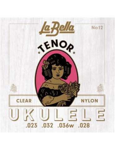 Juego Cuerdas Ukelele Tenor La Bella 12