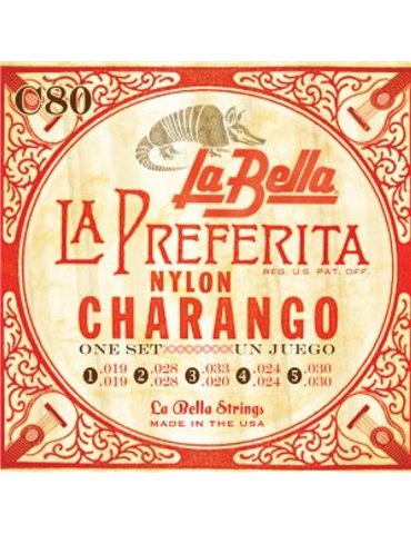 Juego Charango La Bella C-80