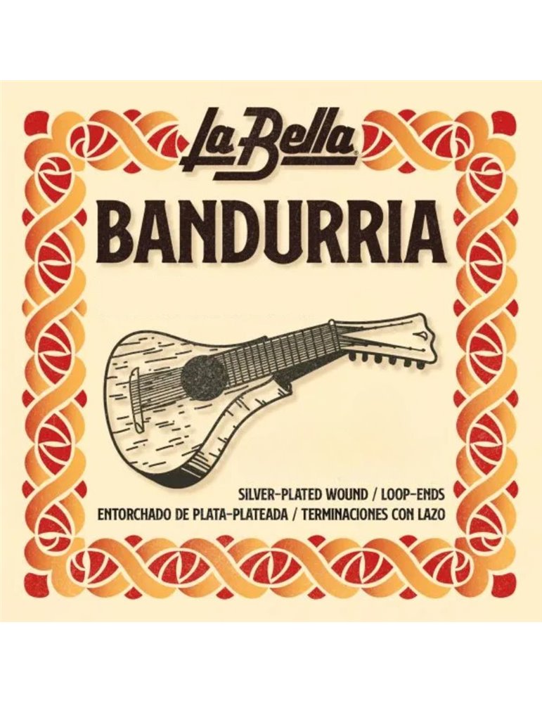 Cuerda 6ª Bandurria La Bella MB-556 (Par)