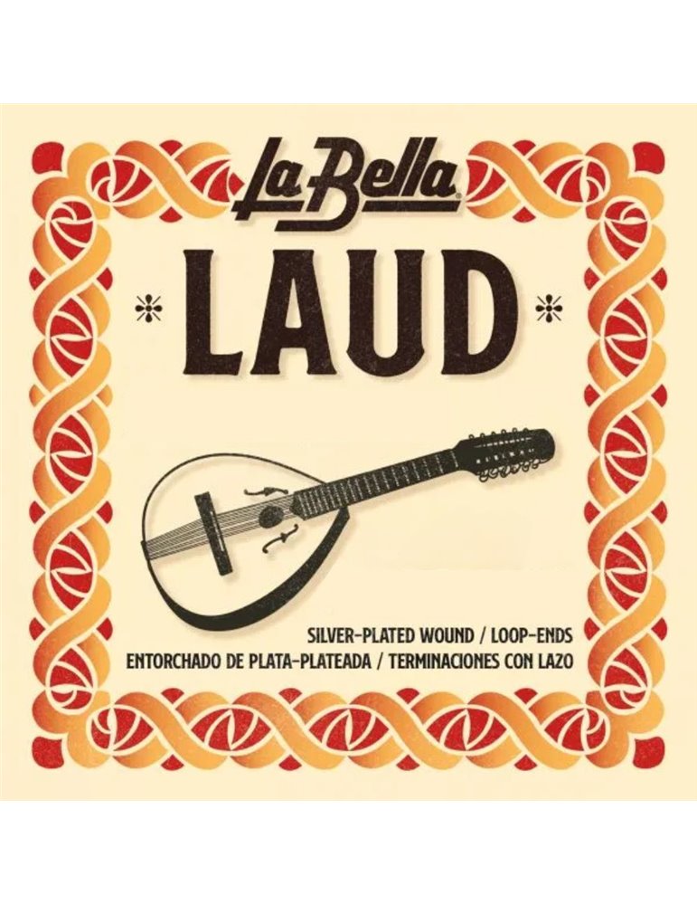 Cuerda 6ª Laúd La Bella ML-456 (Par)