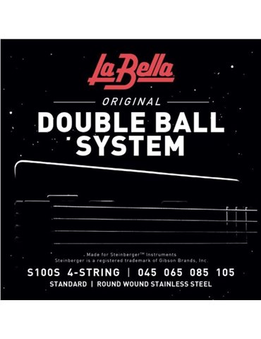 Juego La Bella Bajo Double Ball Bass Standard S100S (045-105)