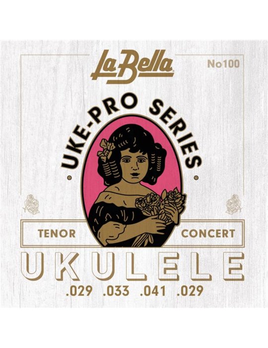 Juego La Bella Ukelele Concert/Tenor 100