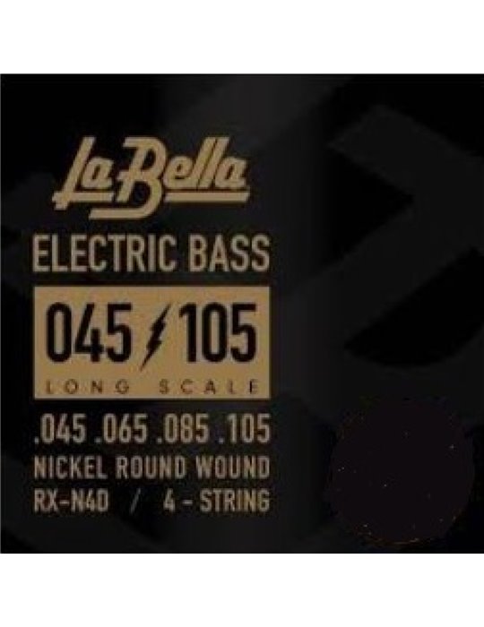 Juego La Bella Bajo RX Series Nickel RX-N4D (045-105)