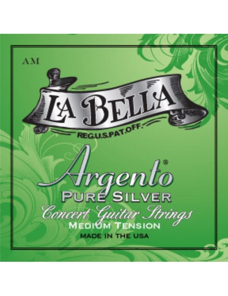 Juego La Bella Argento Pure Silver Medium Clásica AM