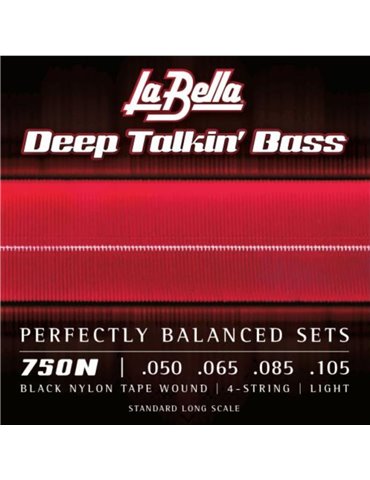 Juego La Bella Bajo Deep Talkin´ Bass Tapewound 750-N (050-105)