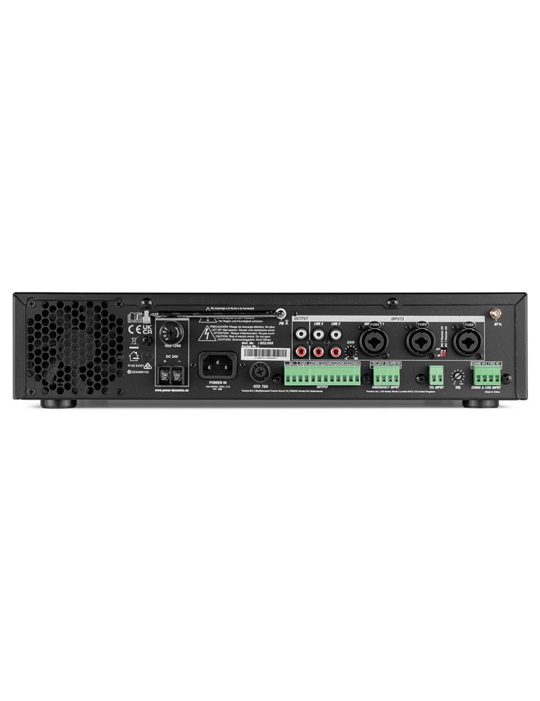 PDV120MP3 PA Mixer Amplifier 120W/100V 4 zones 