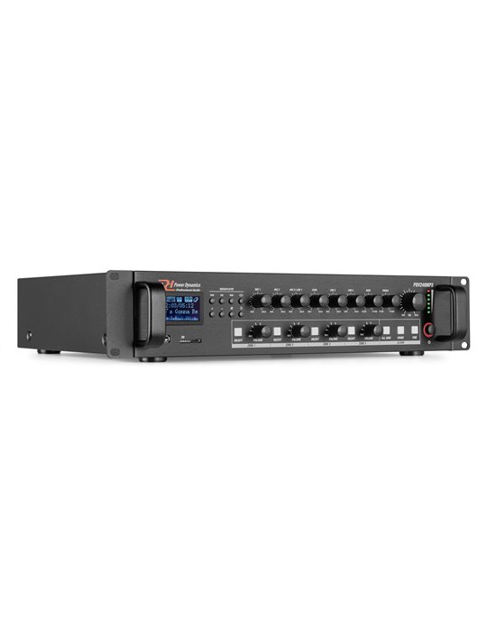 PDV240MP3 PA Mixer Amplifier 240W/100V 4 zones 