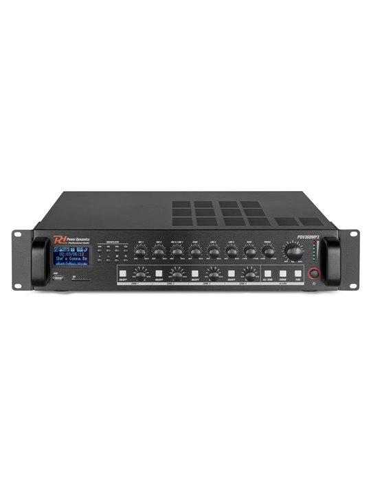 PDV360MP3 PA Mixer Amplifier 360W/100V 4 zones 