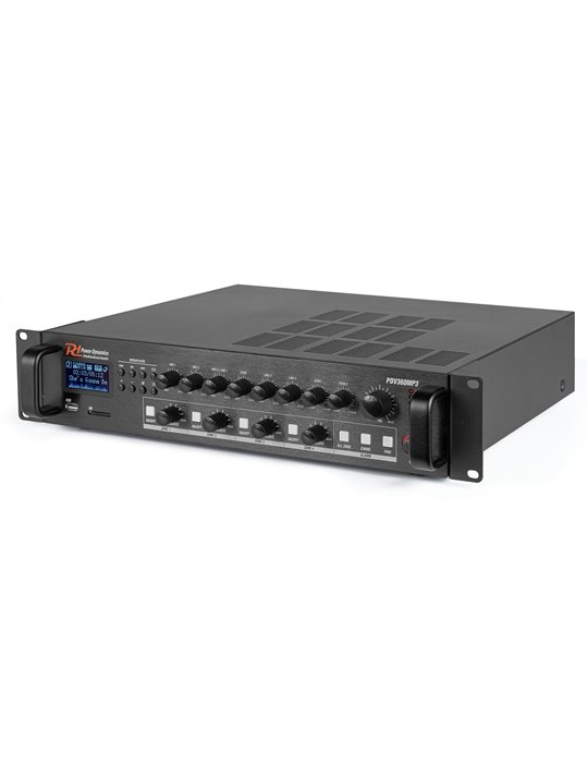 PDV360MP3 PA Mixer Amplifier 360W/100V 4 zones 