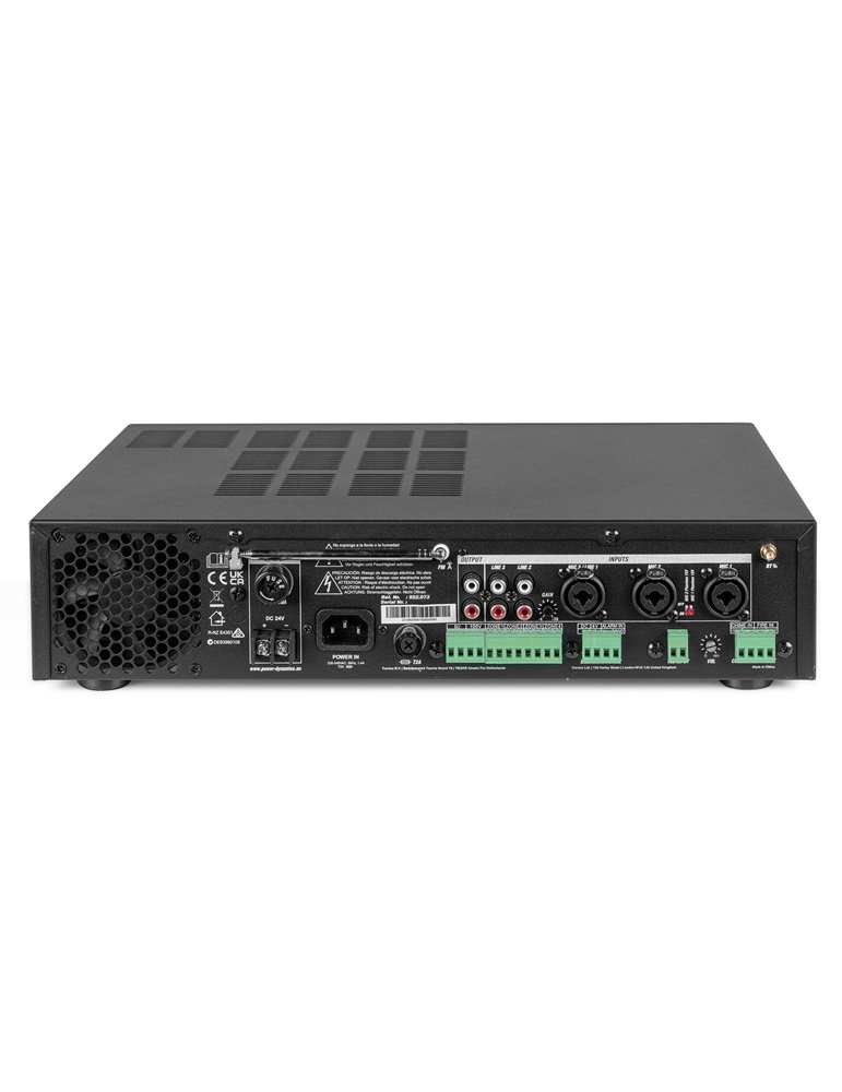 PDV360MP3 PA Mixer Amplifier 360W/100V 4 zones 