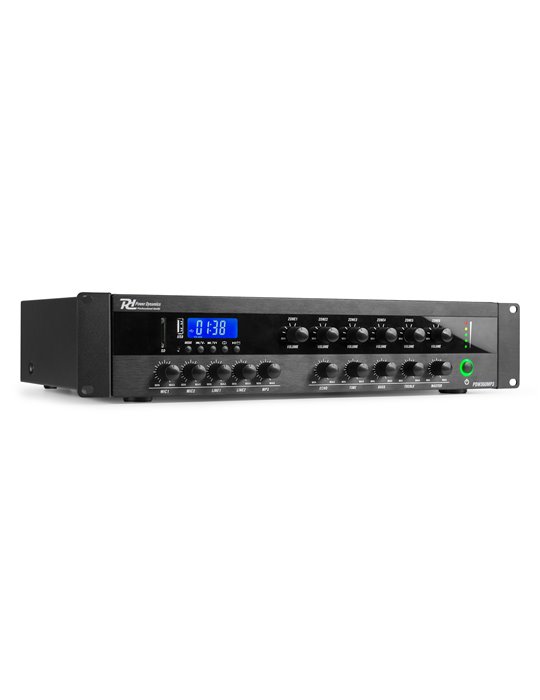 PDW360MP3 Mezclador amplificado PA 360W/100V 6 zonas