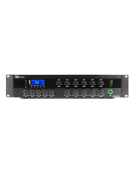 PDW500MP3 Mezclador Amplificado PA 500W/100V 6 zonas