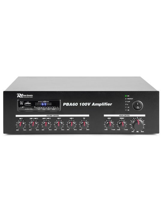 PBA60 Amplificador linea 100V 60W