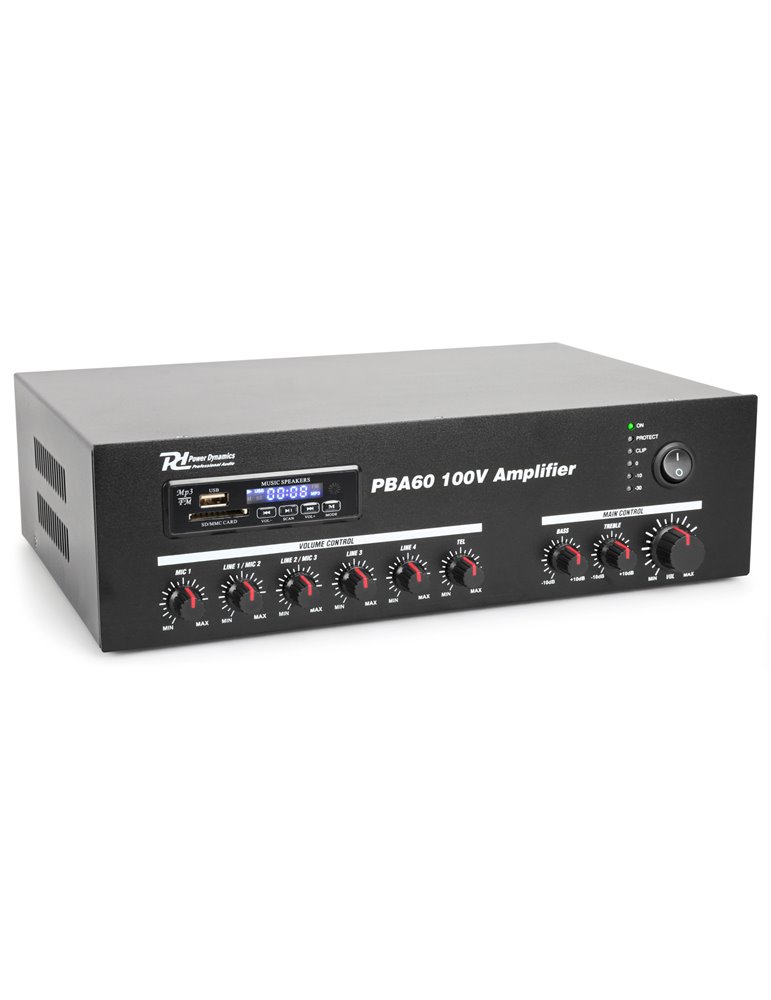 PBA60 Amplificador linea 100V 60W