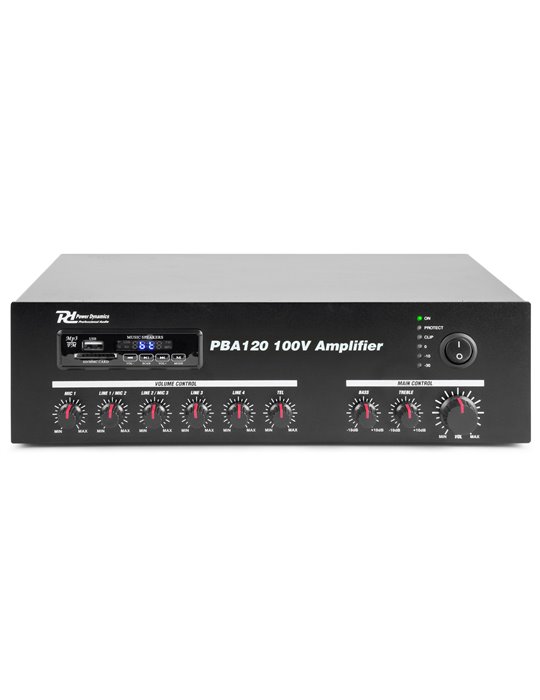 PBA120 Amplificador linea 100V 120W
