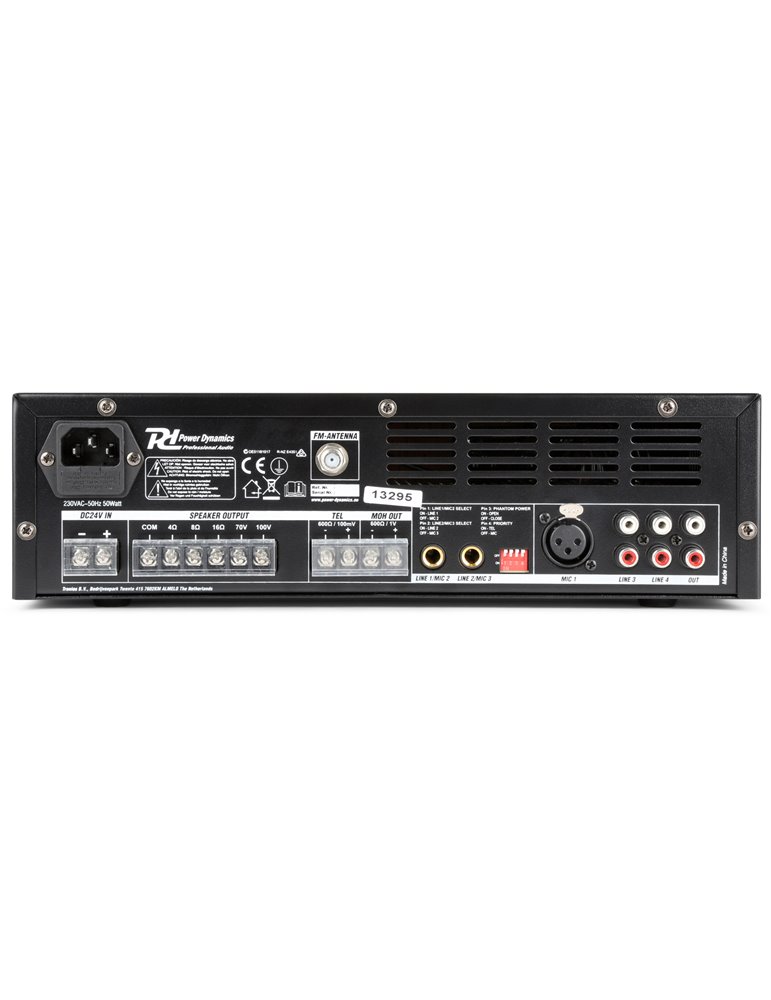 PBA120 Amplificador linea 100V 120W
