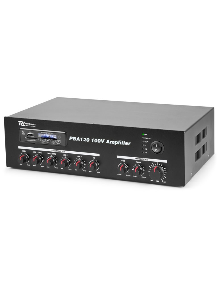 PBA120 Amplificador linea 100V 120W