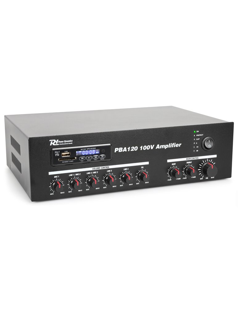 PBA120 Amplificador linea 100V 120W