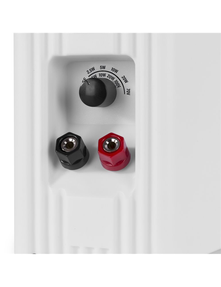 BC40V Pareja de altavoces Blanco 100V 8 Ohm 4" 100W - IPX5