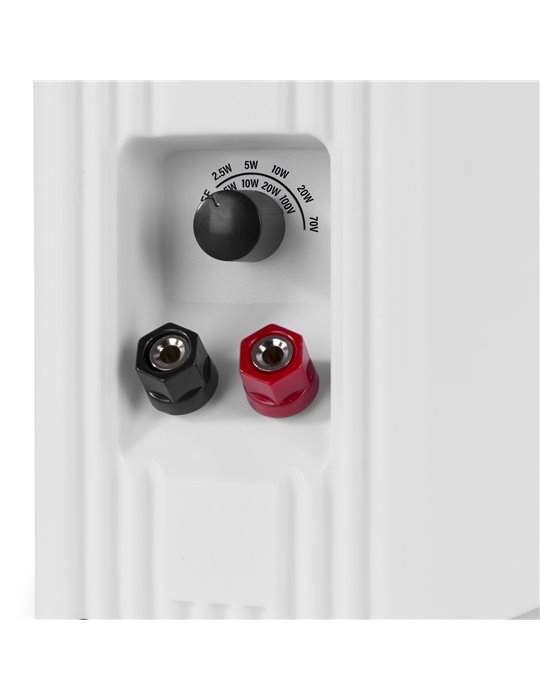 BC40V Pareja de altavoces Blanco 100V 8 Ohm 4" 100W - IPX5