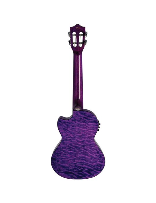 Ukelele Concert Lanikai QM-PUCEC Quilted Maple Electrificado Purple
