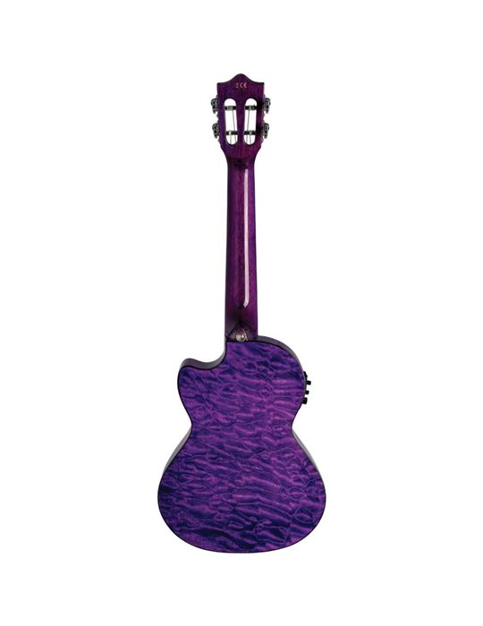 Ukelele Tenor Lanikai QM-PUCET Quilted Maple Electrificado Purple