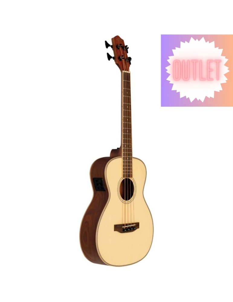 Ukelele Bajo Lanikai SPST-EBU Spruce Solid Top Electrificado