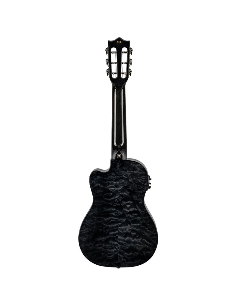 Guitarlele Lanikai LKUQM-BKCEG Quilted Maple Negro