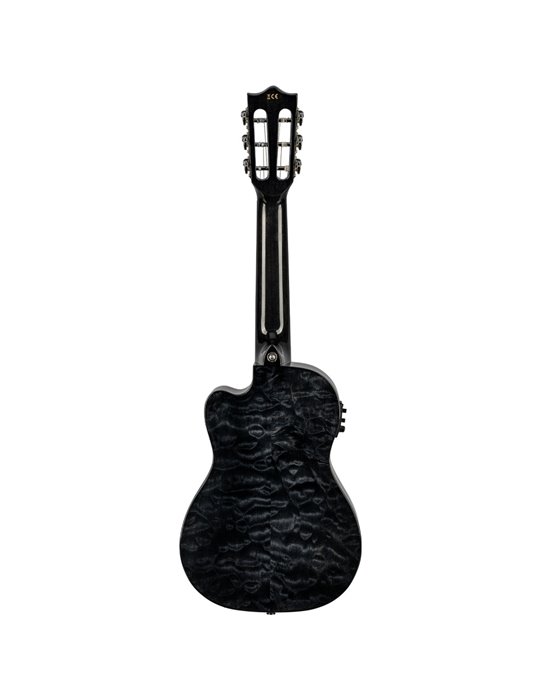 Guitarlele Lanikai LKUQM-BKCEG Quilted Maple Negro