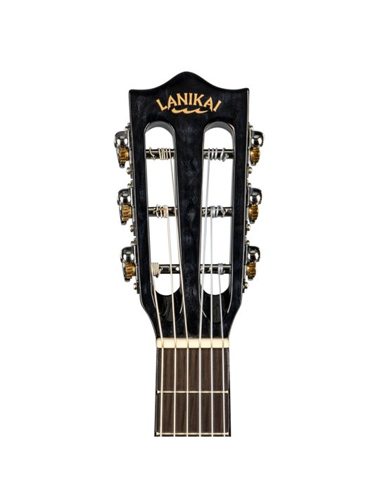 Guitarlele Lanikai LKUQM-BKCEG Quilted Maple Negro
