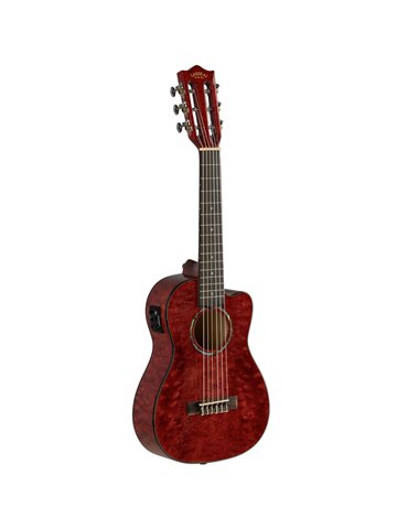 Guitarlele Lanikai LKUQM-RDCEG Quilted Maple Rojo