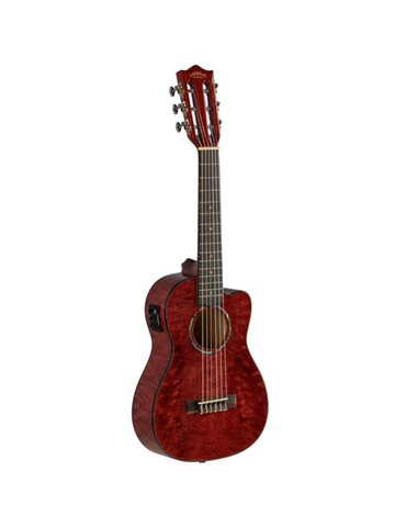 Guitarlele Lanikai LKUQM-RDCEG Quilted Maple Rojo 2