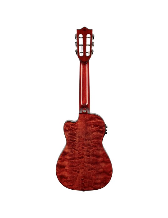 Guitarlele Lanikai LKUQM-RDCEG Quilted Maple Rojo