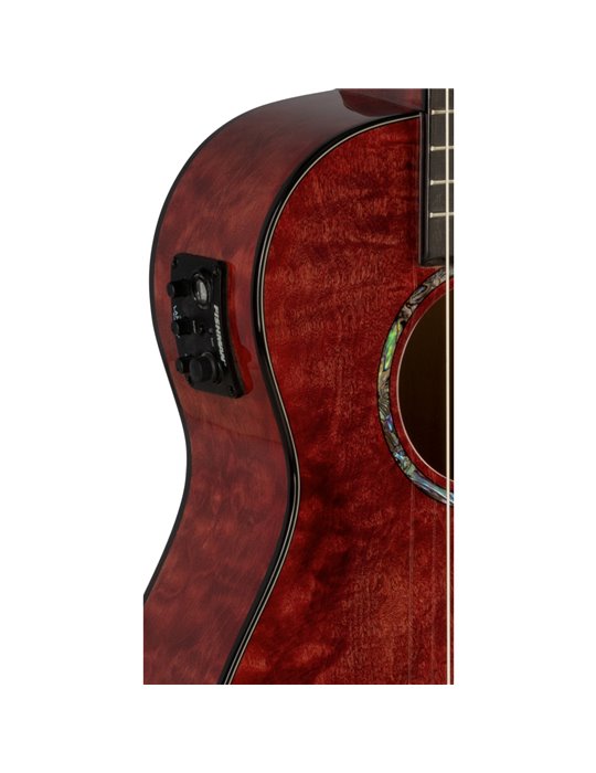 Guitarlele Lanikai LKUQM-RDCEG Quilted Maple Rojo