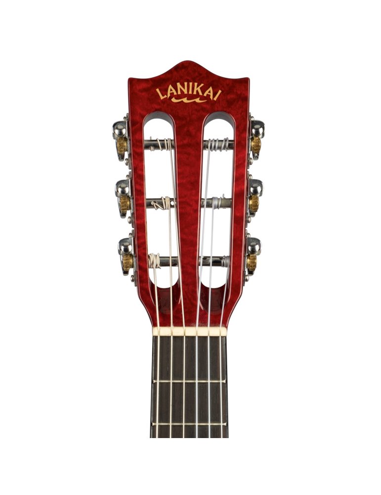 Guitarlele Lanikai LKUQM-RDCEG Quilted Maple Rojo