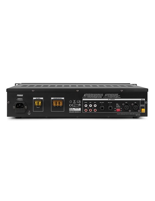 PRM60 Mezclador amplificador 100V 6 canales 60W