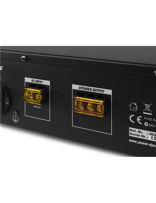 PRM60 Mezclador amplificador 100V 6 canales 60W