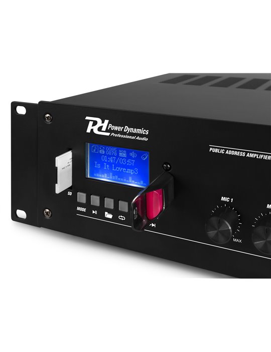 PRM240 Mezclador amplificador 100V 6 canales 4-Zonas 240W