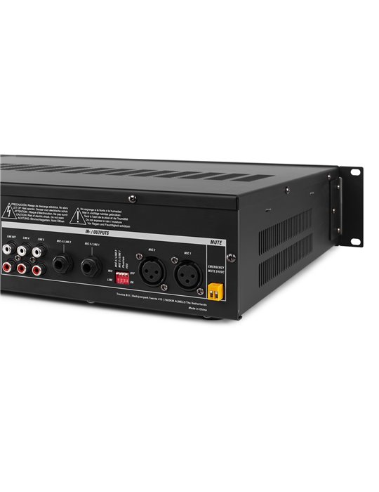 PRM240 Mezclador amplificador 100V 6 canales 4-Zonas 240W