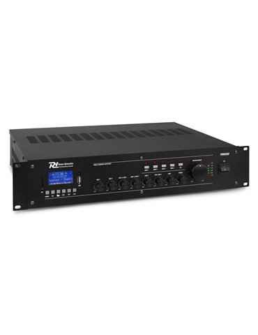 PRM360 Mezclador amplificador 100V 6 canales 4-Zonas 360W