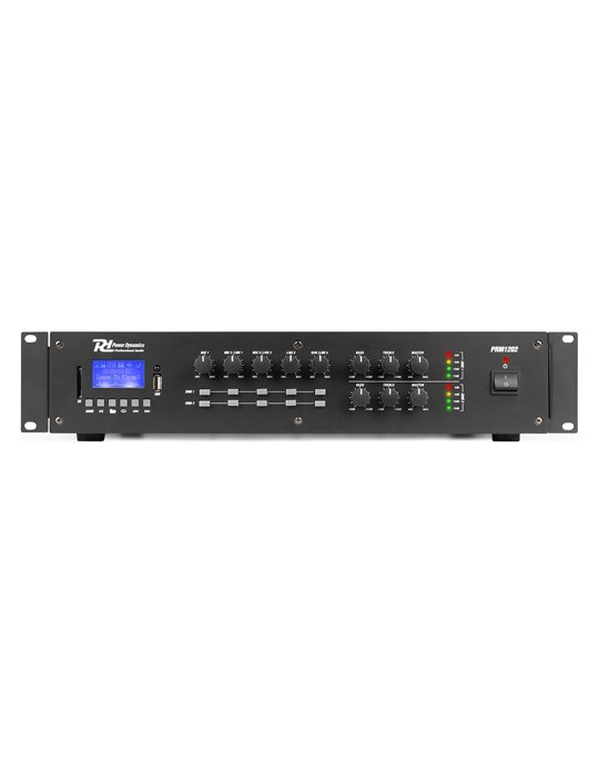 PRM1202 Amplificador Matricial 2 Zonas Línea 100V 2 x 120W