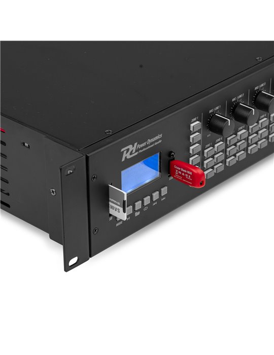 PRM606 Amplificador matrix de 6 Zonas 6 x 60W línea de 100v