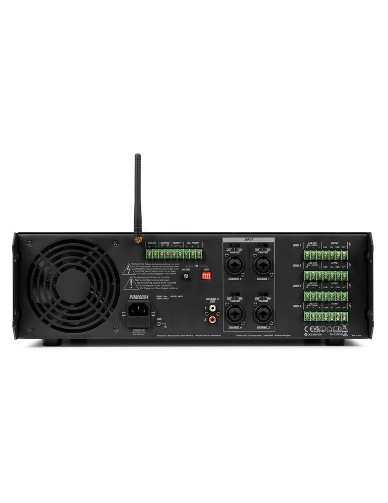 PAM2004 Amplificador matricial de 4 zonas 4x 200W