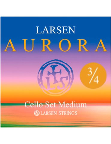 Juego Cuerdas Cello Larsen Aurora 3/4