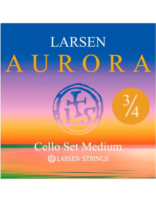 Juego Cuerdas Cello Larsen Aurora 3/4